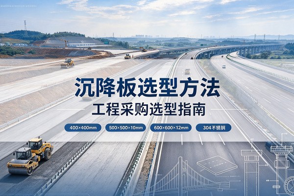 河口沉降板选择方法